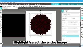 How to invert a traced image in Silhouette Design Studio with compound paths