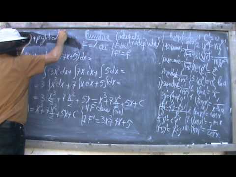4. Bazele Matematicii: Lectia 45 - De ce sa gasim primitiva unei functii? 4/7