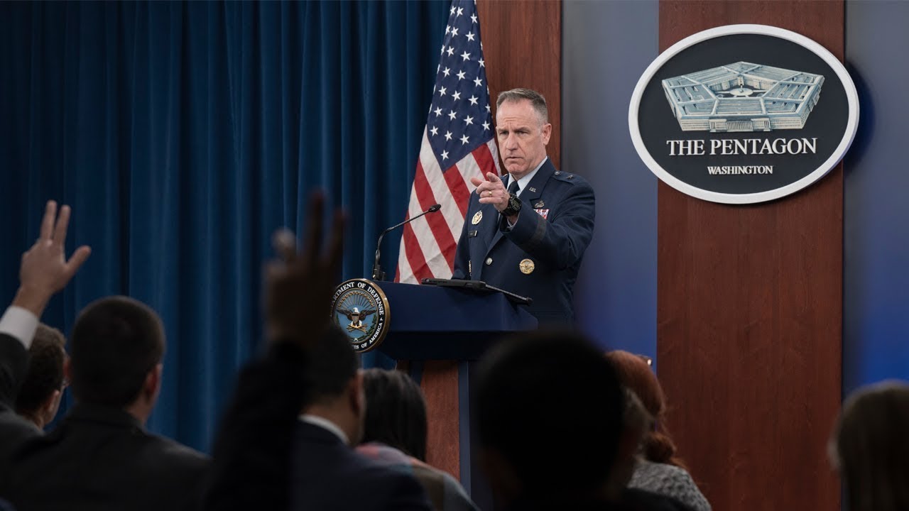 Pentagon Press Secretary briefs the news media at the Pentagon, Nov. 4, 2024.