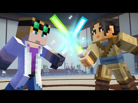 EPIC Minecraft Duel with Jedi! Watch now!