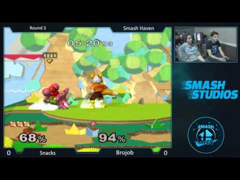 Smash Haven - Snacks! (Fox) vs Brojob (Samus/Marth) Winners Round 3
