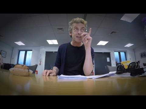 Peter Capaldi smashes it at the read-through - Doctor Who: Series 9 (2015) - BBC