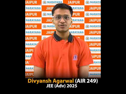 Divyansh Agarwal | AIR-249 | JEE (Advanced) 2025