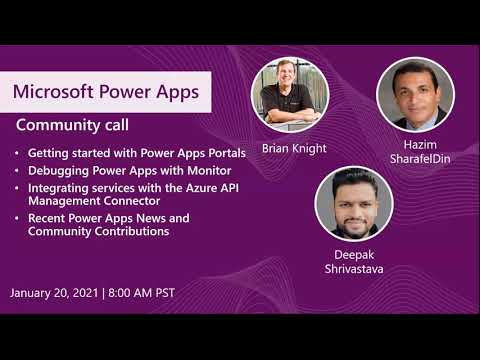 Power Apps community call January 2021