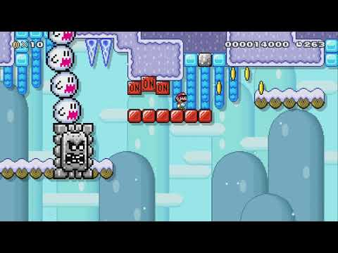 Run! Run! Run with Thwomp! by leon SMM2 - Super Mario Maker 2 - No Commentary 1bu
