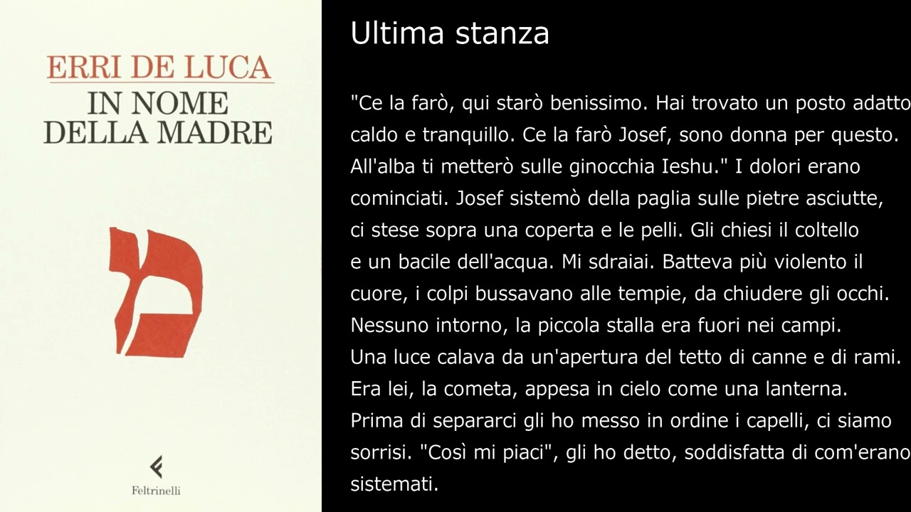 Erri De Luca In nome della madre