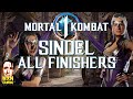 Sindel ALL Finishers In Mortal Kombat 1