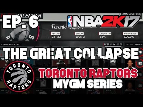 NBA 2K17 Raptors MyGM ep. 6 - "Taking Too Many L's"