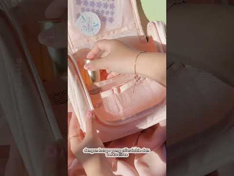 Gambar Ataru Tas Organizer Toiletry Zipper - Pink