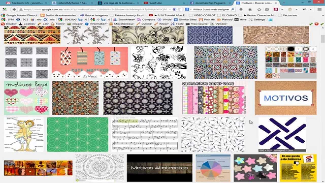 Como crear un motivo o papel estampado con photoshop