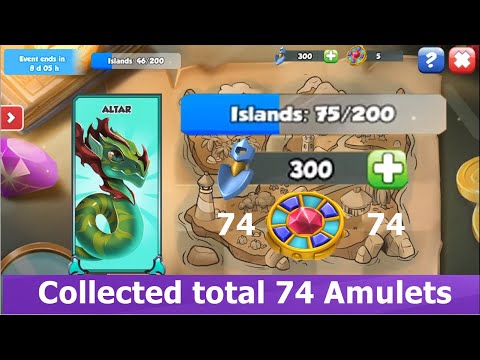 Begin Island 75 | Saved 34 Amulets | July 2023 Primal Event-Dragon Mania Legends | DML