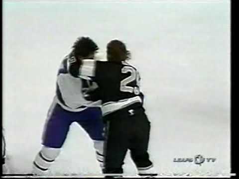 John Kordic vs Jay Miller NHL Jan 6/90