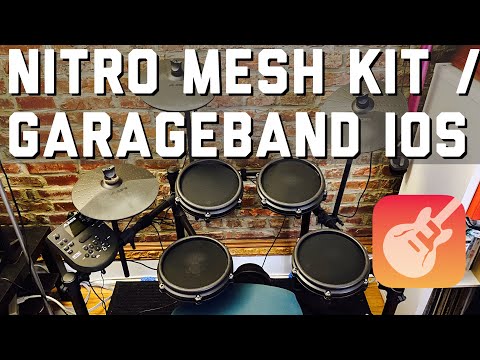 Alesis Nitro Mesh in GarageBand For iOS