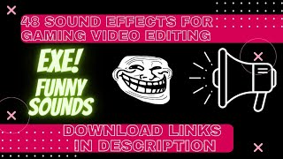 48 COPYRIGHT FREE SOUND EFFECTS FOR VIDEO EDITING 
