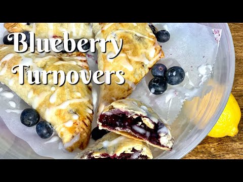 How To Make Puff Pastry Dough / Blueberry Turnovers