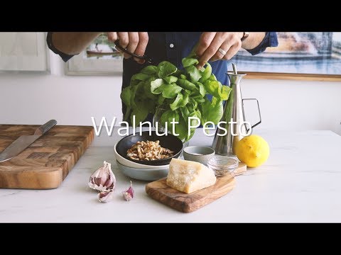 Pasta with Walnut Pesto
