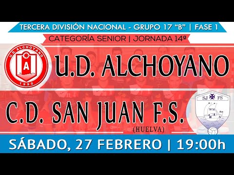 Jornada 14: UD Alchoyano - SJP San Juan, 3ª División Nacional, Grupo 17 "B", Temporada 2020/21