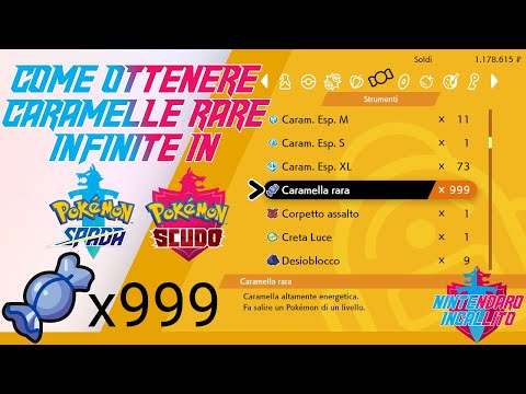 Come ottenere Caramelle Rare infinite in Pokémon Spada e Scudo
