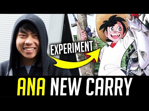 ANA experimenting NEW CARRY comboed IO(wisp) DOTA 2