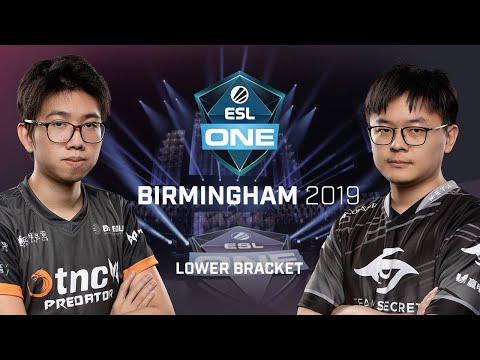 Dota2 - TNC Predator vs. Team Secret - Game 3 - Lower Bracket - ESL One Birmingham 2019