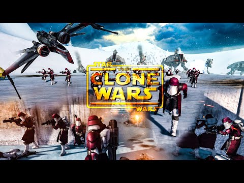 REPUBLIC INVASION OF RHEN VAR - part 3 (Star Wars The Clone Wars Battle Scenario - Cinematic)