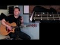 Yellow - Guitar Lesson (my acoustic version) 