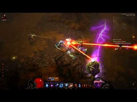 DIABLO 3 250k DPS ARCANISTA (WIZARD) MP8 FARM DESINTEGRAR E RAIO GELIDO  NO CM NO ARCHON PATCH 1.0.8