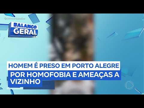 Homofobia: Homem é preso preventivamente por perseguir e ameaçar vizinho