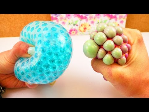 DIY Anti-Stressball Challenge | Squeezy Mash Ball vs Orbeez Ball | Eva & Kathi Bastel Challenge