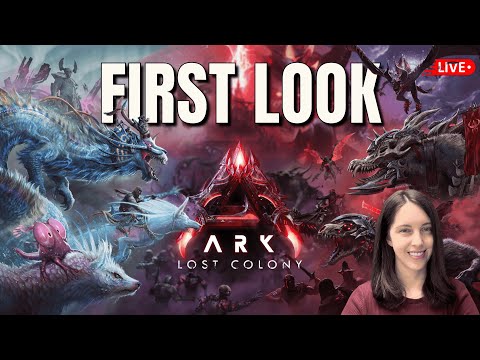 Lost Colony HYPE Party + First Look! New Creatures, Weapons, Biomes! | Ark Survival Ascended