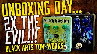 Video thumbnail for New Pedal Unboxing Day x2! Black Arts Toneworks "Black Forest" and "Witch Burner" by Jeremy Varao