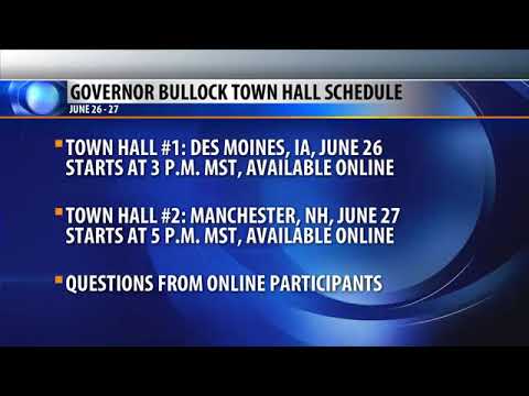 Bullock planning town halls during DNC debates