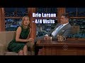 Brie Larson - Has A Fake Argument With Craig - 4/4 Appearances In Chron. Order [HD]