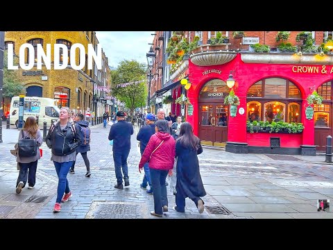 London Winter Walk - Central London Walking Tour - Exploring London Covent Garden & Somerset House