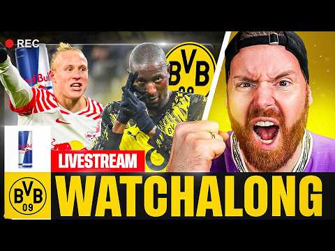 WATCHALONG | RB Leipzig vs. BVB ⚽ Standortbestimmung im Topspiel – Hält Dortmund dem Druck stand?