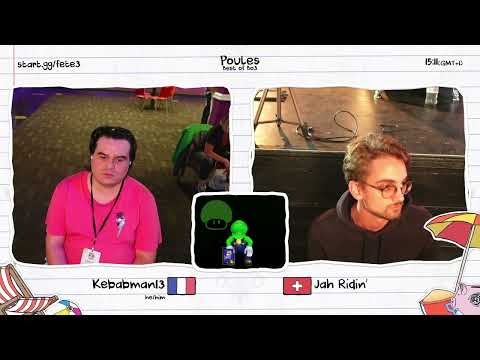 Fête 3 - Kebabman13 (Fox) vs. Jah Ridin' (Luigi) - Poules