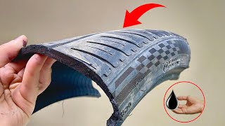 比有机硅更好！汽车轮胎防水的液体橡胶永远