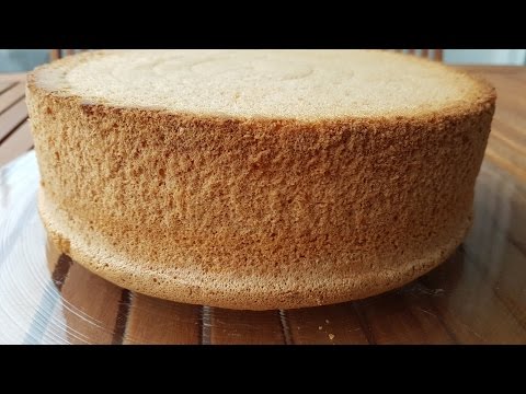 Bizcocho esponjoso básico - Casero y súper fácil