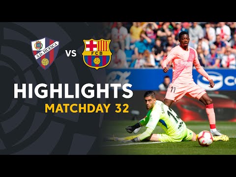 Highlights SD Huesca vs FC Barcelona (0-0)