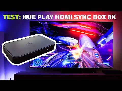 Review of the Philips HUE PLAY HDMI Sync Box 8K: Ambilight Boost for 4K@120Hz gaming thanks to HD...