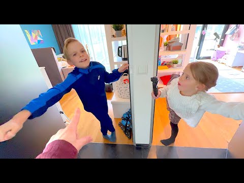 Children are not allowed to leave their bedroom for one day. Challenge | Bellinga Vlog #3128