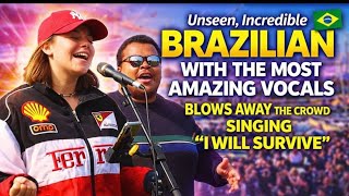 GUY IN INCREDIBLE - Gloria Gaynor I Will Survive | Allie Sherlock & Fabio Rodrigues cover