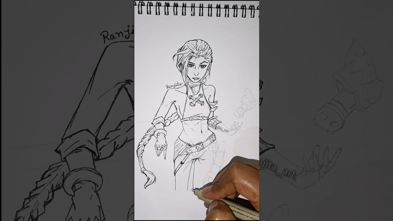 Jinx Arcane #draw #jinx #arcane