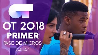 "FEEL IT STILL" - FAMOUS y NATALIA | Primer pase de micros Gala 1 | OT 2018