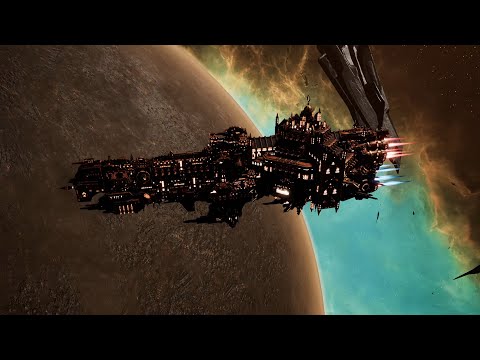 Skalgrim Mod 2021: Fabricator Ark Dominus - AdMech vs Chaos - Battlefleet Gothic Armada 2