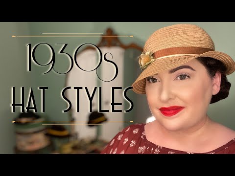 Discover the Alluring Hat Shapes of 1930s Fashion