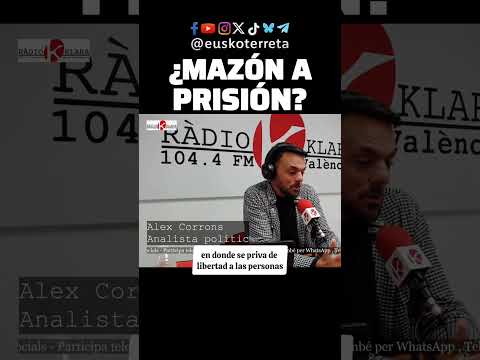 ¿Mazón a prisión? #politica #españa #valencia #dana #pp