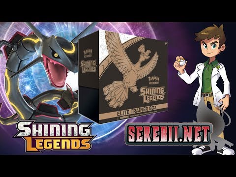 Serebii Opens: 3 Shining Legends Elite Trainer Boxes