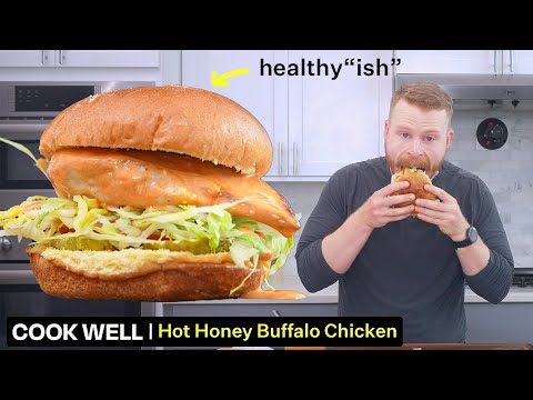 10-Minute Hot Honey Buffalo Grilled Chicken Sandwich with a 3-Ingredient Sauce