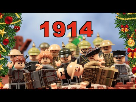 WW1 CHRISTMAS TRUCE lego animation (history brickfilm)